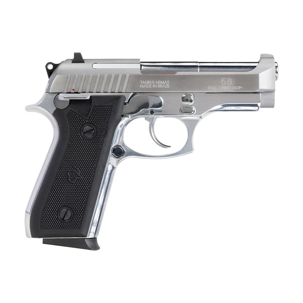 taurus 1 58149 58 380 acp 15+1 4" matte stainless steel barrel, matte serrated stainless steel slide, matte stainless aluminum frame w/beavertail, black polymer grip Taurus 1-58149 58 380 ACP 15+1 4" Matte Stainless Steel Sports South item 180840