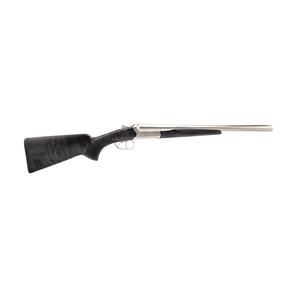 heritage mfg bl2018ni badlander 20 gauge break open 2rd 18.50" nickel side by side barrel & receiver, fixed turkish walnut wood stock Heritage Mfg BL2018NI Badlander 20 Gauge Break Open 2rd 18.50" Nickel Side By Side Barrel & Sports South item 180892