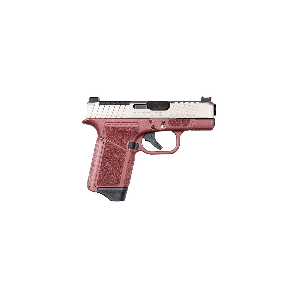 gforce arms gf932512cn rapture sub compact frame 9mm luger 12+1 3.25" black steel barrel, nickel steel optic cut/serrated slide, red cerakote polymer frame, shield rmsc/rmr footprint Gforce Arms GF932512CN Rapture Sub-Compact Frame 9mm Luger 12+1 3.25" Black Steel Sports South item 180940