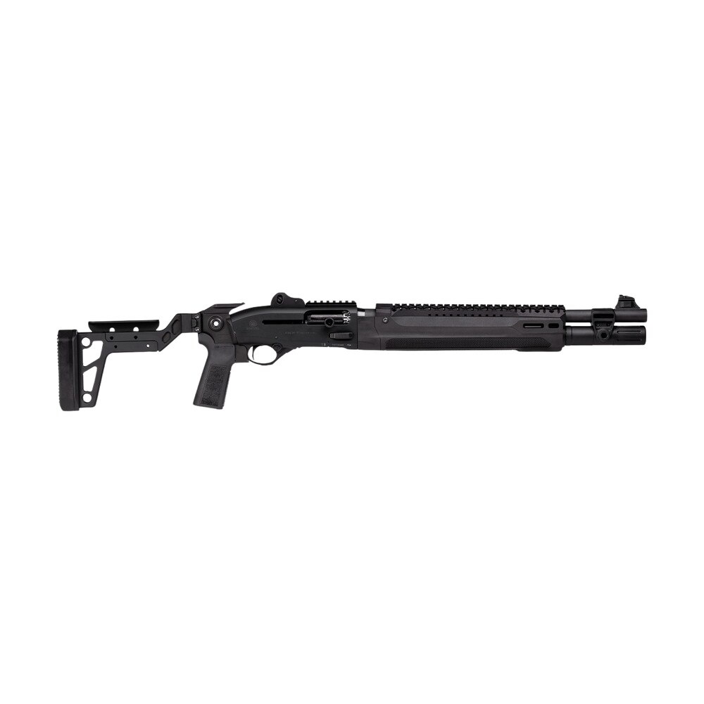 langdon tactical tech ltt1301hbcfblk beretta 1301 3" 7+1 18.50" black heat shield barrel, black anodized aluminum receiver, black chisel folding synthetic stock, beretta patrol forend Langdon Tactical Tech LTT1301HBCFBLK Beretta 1301 3" 7+1 18.50" Black Heat Shield Sports South item 181028