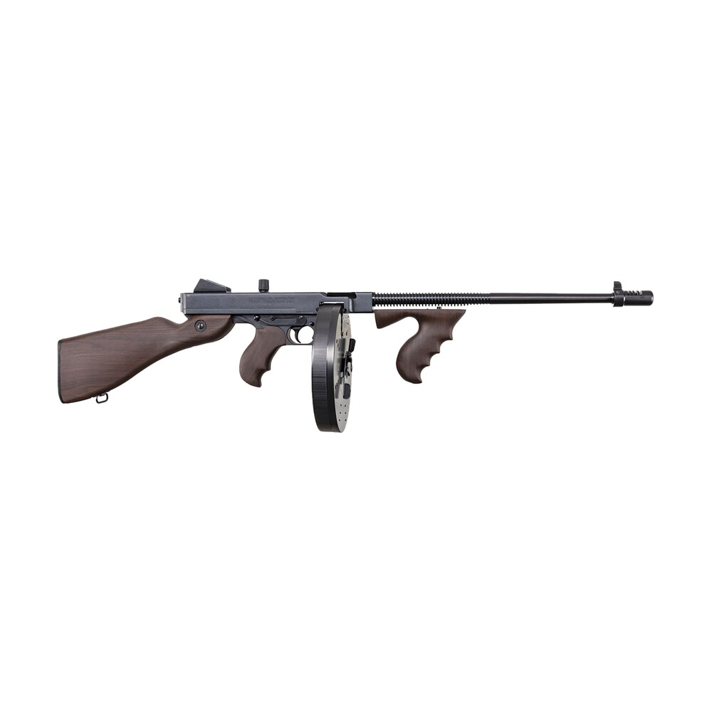 auto ordnance t5p100d 1927a 1 lightweight deluxe .45 cal 100+1 fixed walnut wood stock, walnut grip Auto-Ordnance T5P100D 1927A-1 Lightweight Deluxe .45 Cal 100+1 Fixed Walnut Wood Sports South item 181037