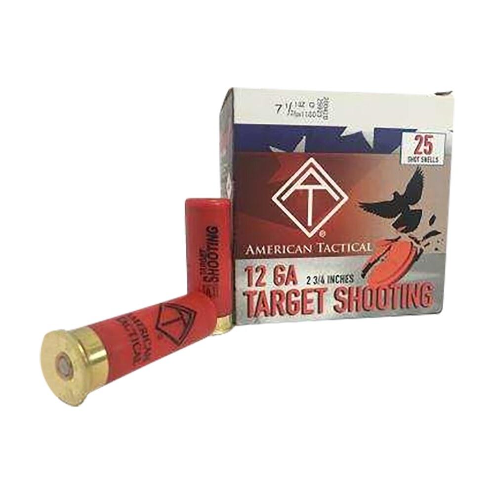 ati atiacl12t75 target load 12gauge 2.75" 1oz 7.5shot 25 per box/10 case ATI ATIACL12T75 Target Load 12Gauge 2.75" 1oz 7.5Shot 25 Per Box/10 Case Sports South item 181044