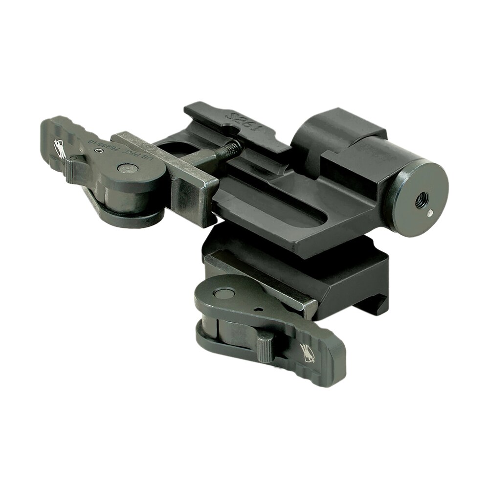 nocpix ac55 adm qr flip to side picatinny rail black anodized aluminum, fits rico micro/rl252v2/rh252v2 Nocpix AC55 ADM QR Flip To Side Picatinny Rail Black Anodized Aluminum, Sports South item 181313