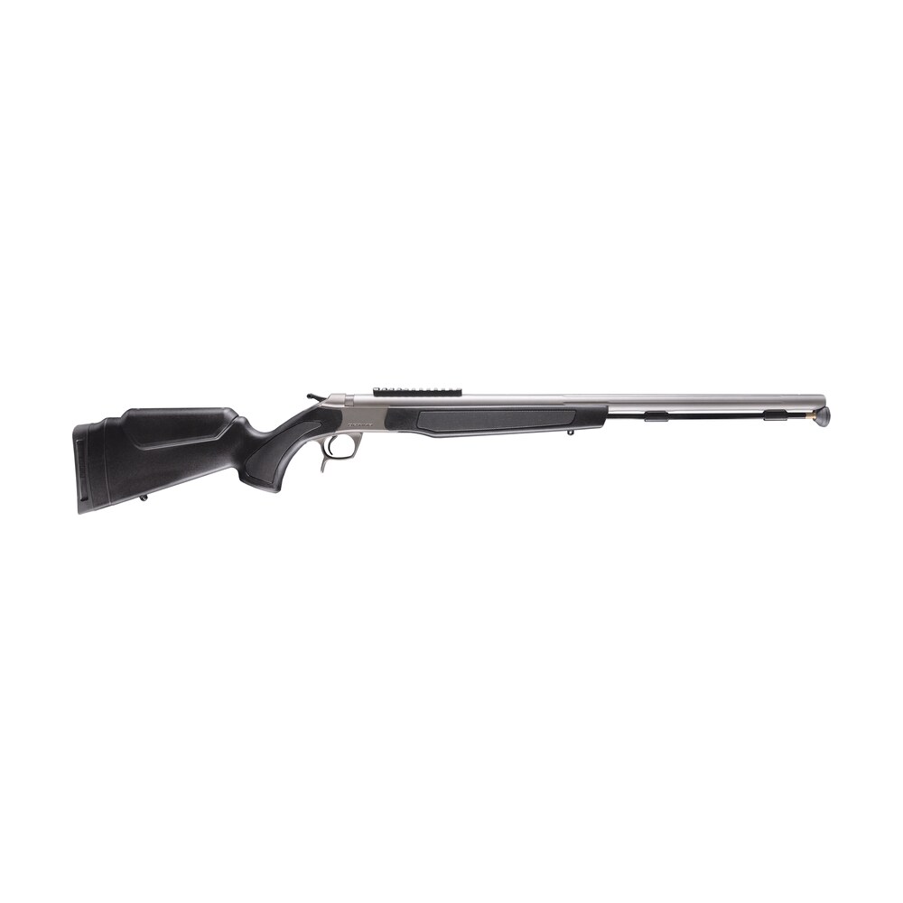 cva pr2050sm optima 50 cal 26" stainless fluted barrel, 0 moa picatinny rail stainless steel receiver, fixed black synthetic stock CVA PR2050SM Optima 50 Cal 26" Stainless Fluted Sports South item 181361