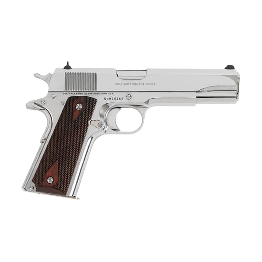 colt mfg o1073bsts government 38 super 9+1 5" stainless national match barrel, stainless steel serrated slide, stainless steel frame w/beavertail Colt Mfg O1073BSTS Government 38 Super 9+1 5" Stainless National Match Sports South item 181365