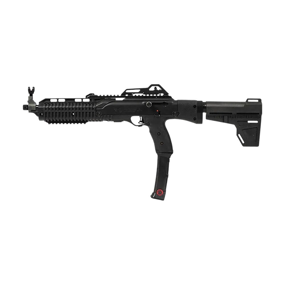 hi point 995pbrace 1095p 9mm luger 10+1 13.25" black threaded barrel, black powdercoat polymer receiver w/picatinny rail, black pistol brace, black plastic grip Hi-Point 995PBRACE 1095P 9mm Luger 10+1 13.25" Black Threaded Sports South item 181723