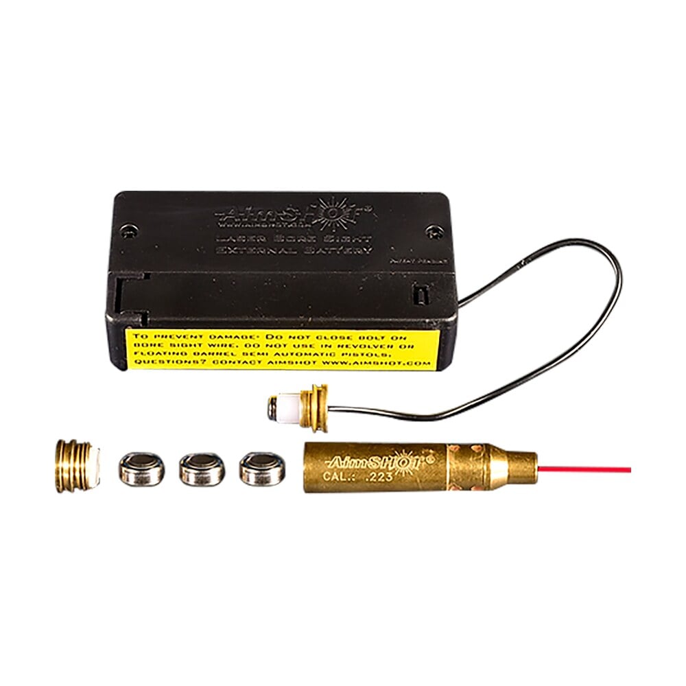 aimshot bs22320x laser boresighter cartridge 223 rem brass 20x brighter Aimshot BS22320X Laser Boresighter Cartridge 223 Rem Brass 20X Brighter Sports South item 18186
