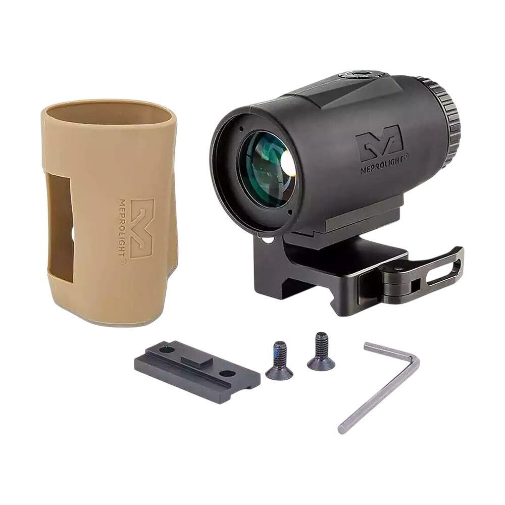 meprolight usa 8016000200 mmx4 micro magnifier black 4x24mm picatinny rail mount, includes side flip mount Meprolight USA 8016000200 MMX4 Micro Magnifier Black 4x24mm Picatinny Rail Mount, Includes Side Sports South item 182283