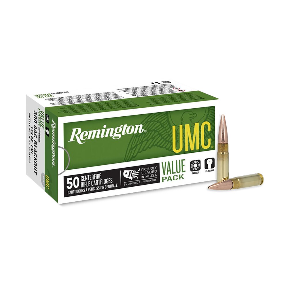 remington ammunition 26855 umc 300blackout 150gr full metal jacket 50 per box/8 case Remington Ammunition 26855 UMC 300Blackout 150gr Full Metal Jacket 50 Per Box/8 Case Sports South item 182367