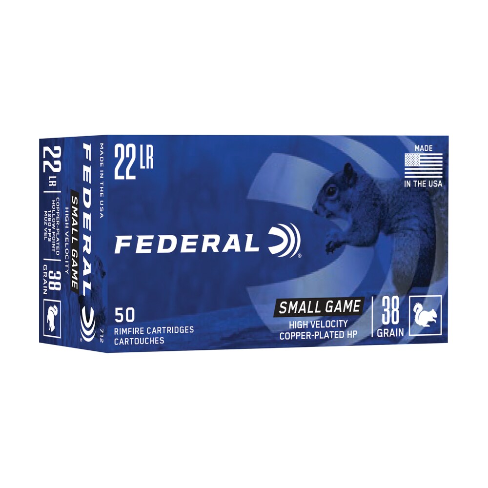 federal 712 22lr 38gr copper plated round nose 50 per box/ 100 case Federal 712 22LR 38gr Copper-Plated Round Nose 50 Per Box/ 100 Case Sports South item 182380