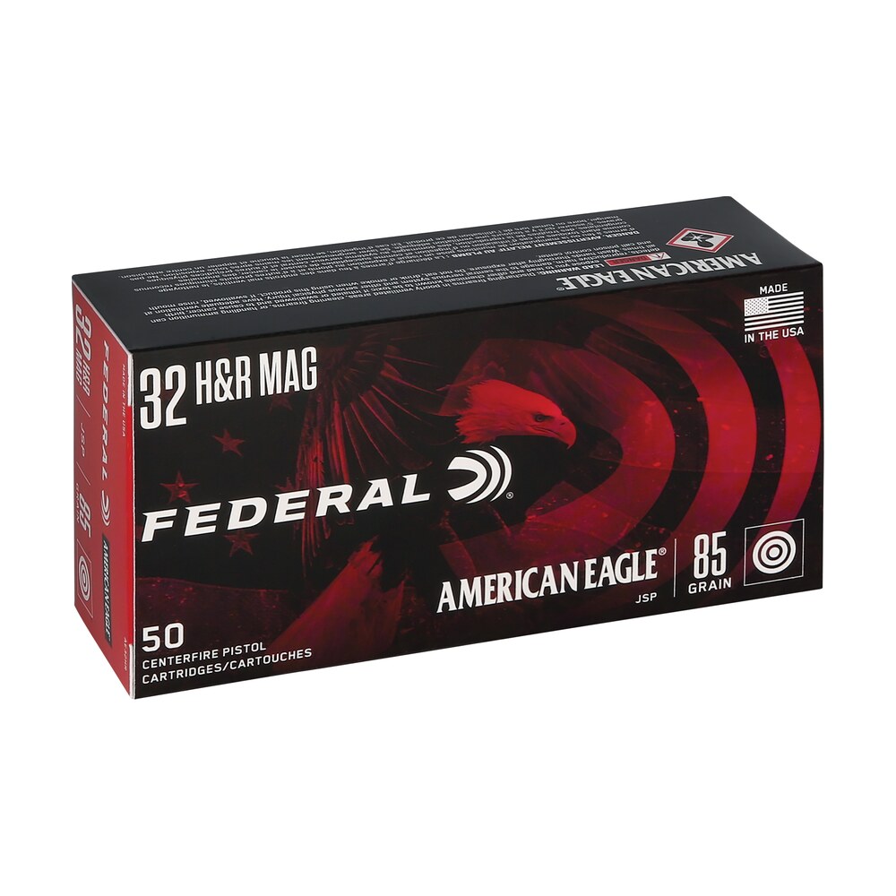federal ae32hr american eagle 32h&rmag 85gr jacketed soft point 50 per box/20 case Federal AE32HR American Eagle 32H&RMag 85gr Jacketed Soft Point 50 Per Box/20 Case Sports South item 182387