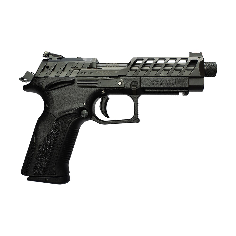 grand power 8588005808682 k22 x trim mk23 22 lr 10+1 4.25" black barrel, black optic cut/serrated slide, black steel frame w/beavertail, interchangeable backstrap grip Grand Power 8588005808682 K22 X-Trim Mk23 22 LR 10+1 4.25" Black Sports South item 182575