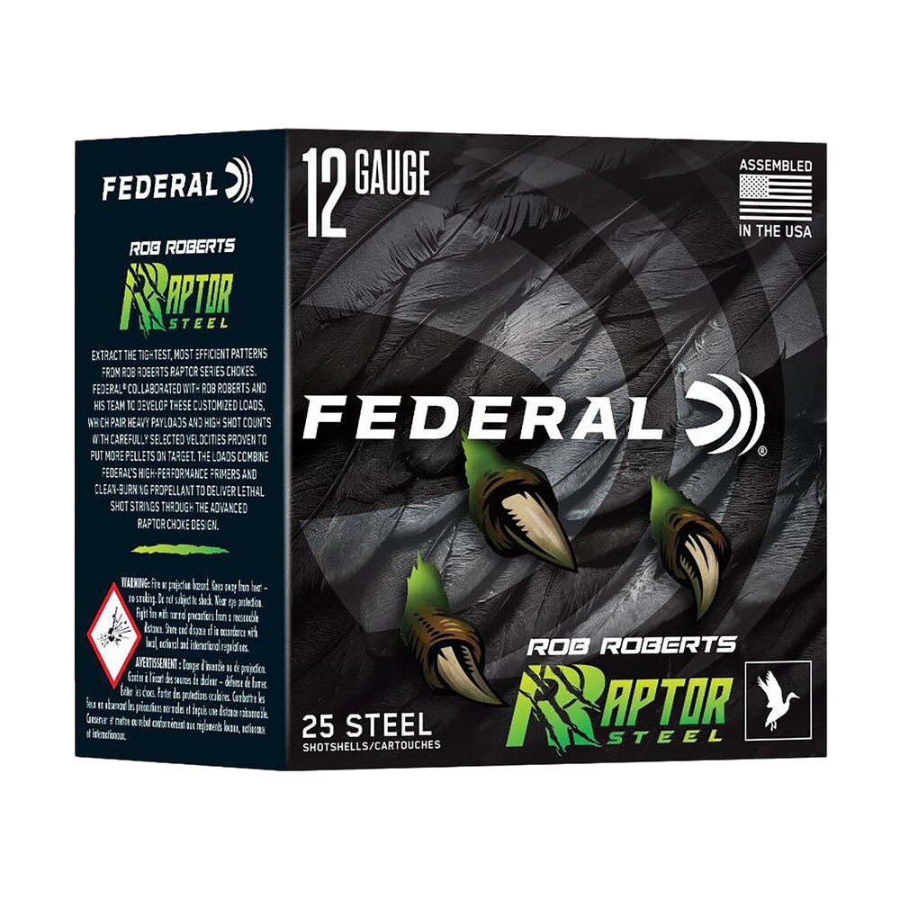 federal rrs1382 rob roberts raptor 12gauge 3" 1 3/8oz 2shot 25 per box/10 case Federal RRS1382 Rob Roberts Raptor 12Gauge 3" 1 3/8oz 2Shot 25 Per Box/10 Case Sports South item 182629