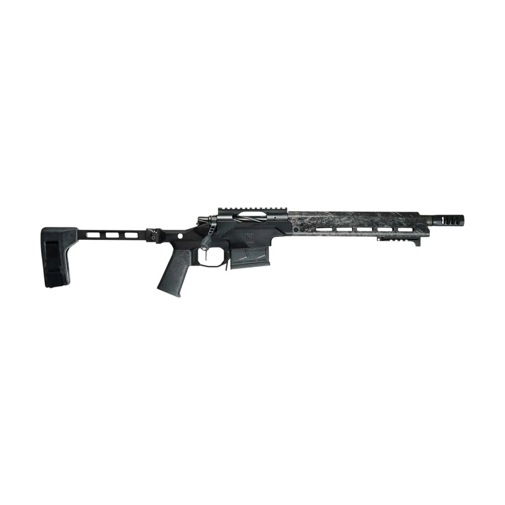 christensen arms 8011105000 mpp 308 win 12.50" carbon fiber threaded barrel, black anodized receiver w/picatinny rail, m lok handguard, black sb tactical folding stabilizing brace, ar style grip Christensen Arms 8011105000 MPP 308 Win 12.50" Carbon Fiber Threaded Sports South item 182704