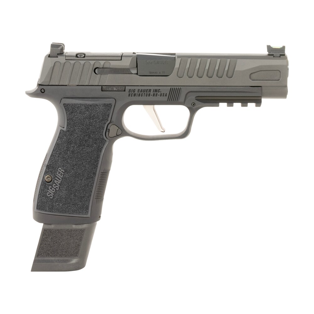 sig sauer 365axgf9bfo p365 fuse compact frame 9mm luger 17+1 4.30" black carbon steel barrel, black nitron optic ready/serrated stainless steel & frame w/beavertail & picatinny rail, black axg grip Sig Sauer 365AXGF9BFO P365 Fuse Compact Frame 9mm Luger 17+1 4.30" Black Carbon Steel Sports South item 182729