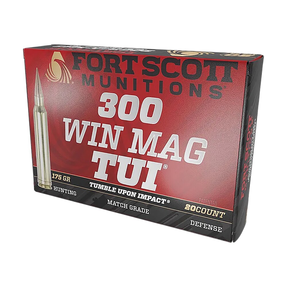 fort scott munitions 300wm 175 scv2 tumble upon impact (tui) 300wm 175gr solid copper spun 20 per box/10 case Fort Scott Munitions 300WM-175-SCV2 Tumble Upon Impact (TUI) 300WM 175gr Solid Copper Spun 20 Sports South item 182986