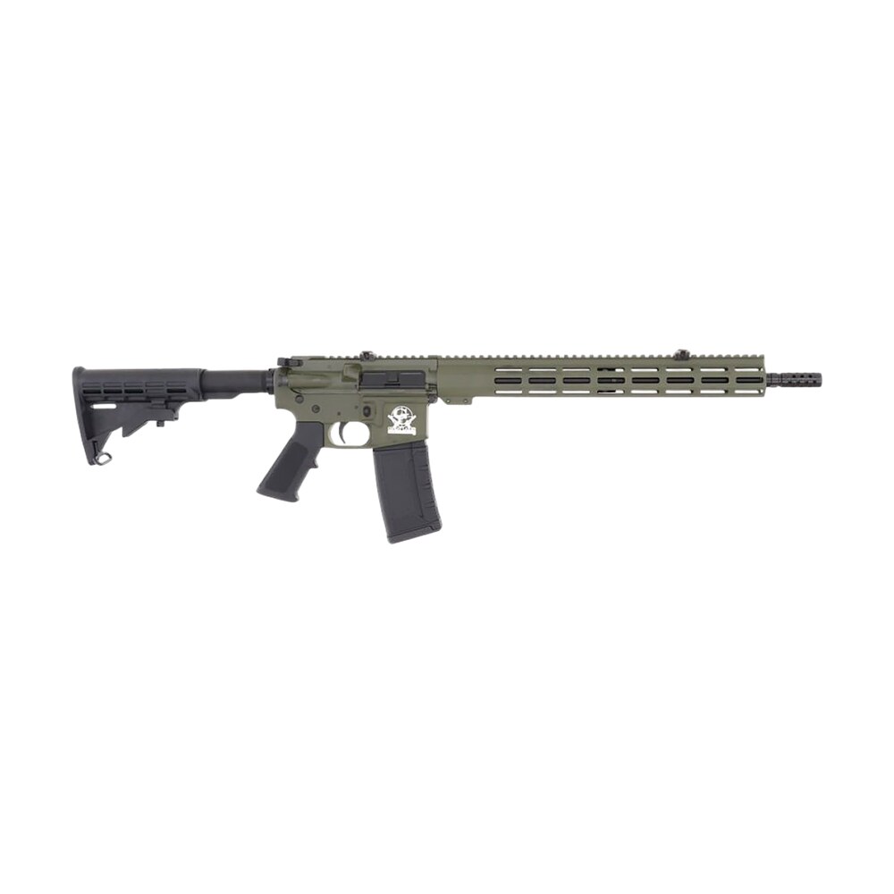 great lakes firearms gl15223odg ar 15 223 wylde 30+1 16" black nitride threaded barrel, od green cerakote aluminum receiver w/picatinny rail, m lok handguard, black polymer stock, mil spec grip Great Lakes Firearms GL15223ODG AR-15 223 Wylde 30+1 16" Black Nitride Threaded Sports South item 183059
