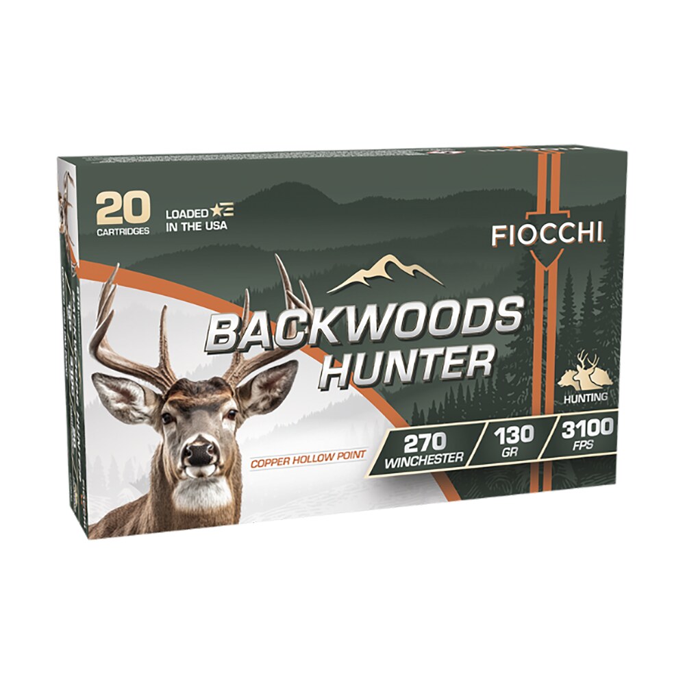fiocchi 270bhc backwoods hunter 270win 130gr copper hollow point 20 per box/10 case Fiocchi 270BHC Backwoods Hunter 270Win 130gr Copper Hollow Point 20 Per Box/10 Case Sports South item 183422