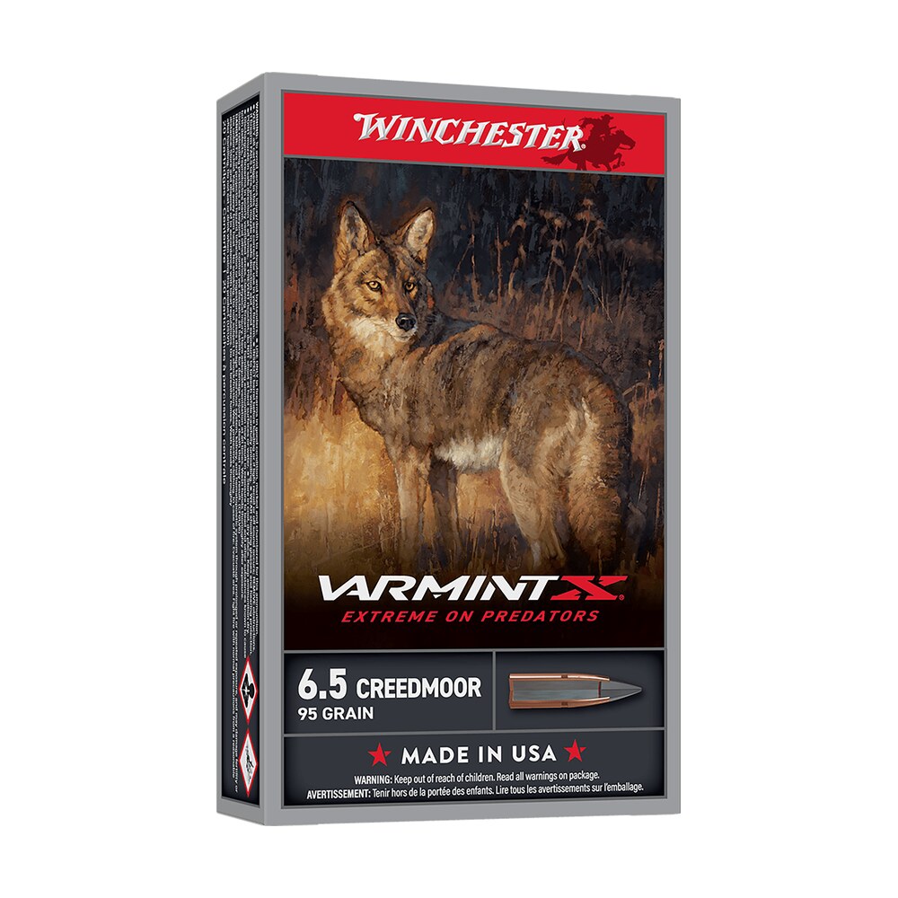 winchester ammo x65pxp varmint x 6.5creedmoor 95gr 20 per box/10 case Winchester Ammo X65PXP Varmint X 6.5Creedmoor 95gr 20 Per Box/10 Case Sports South item 183464