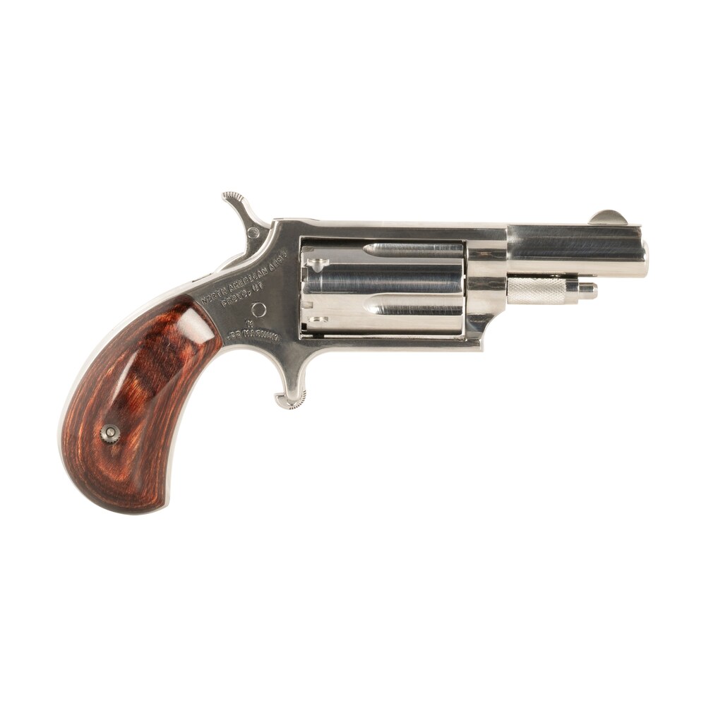 north american arms 22mdlx ldlx 22 mag 5 shot 1.13" polished stainless steel, rosewood grip, exposed hammer North American Arms 22MDLX LDLX 22 Mag 5 Shot 1.13" Polished Stainless Steel, Rosewood Grip, Sports South item 183485