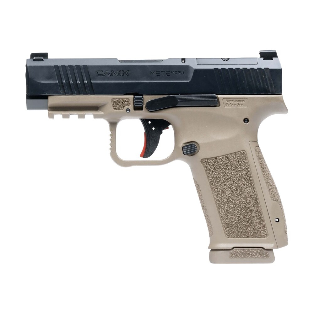 canik hg7885cabd n mete mc9ls *ca compliant 9mm luger 10+1 3.63" black steel barrel, black nitride steel serrated slide, flat dark earth polymer frame w/picatinny rail, interchangeable backstrap grip Canik HG7885CABD-N Mete MC9LS *CA Compliant 9mm Luger 10+1 3.63" Black Steel Sports South item 183727