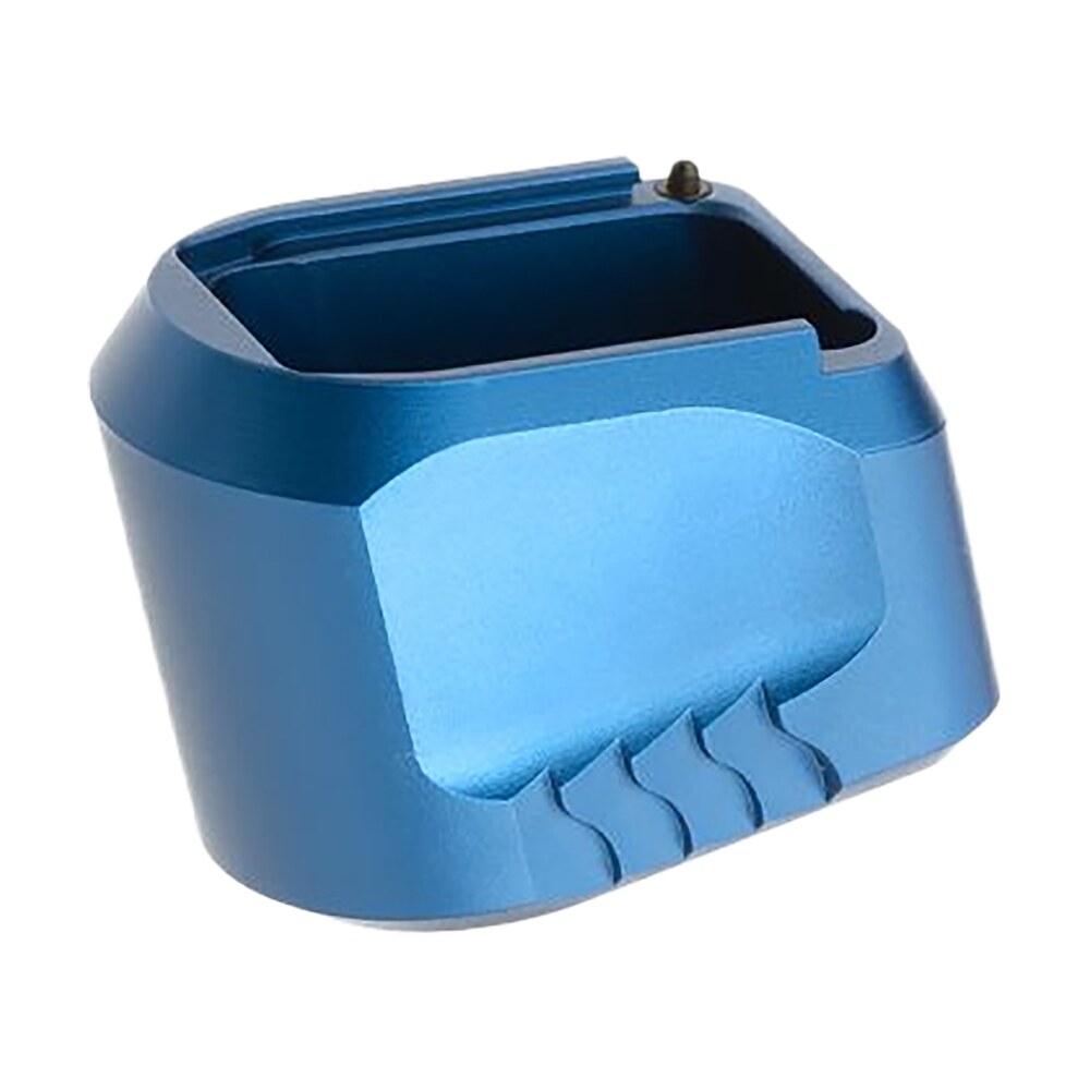 tyrant cnc tdmpmagexfsblue magazine extension fits s&w m&p 9/40 5rd compatible w/ full size m&p 1.0/2.0 frames blue aluminum Tyrant CNC TDMPMAGEXFSBLUE Magazine Extension Sports South item 183738