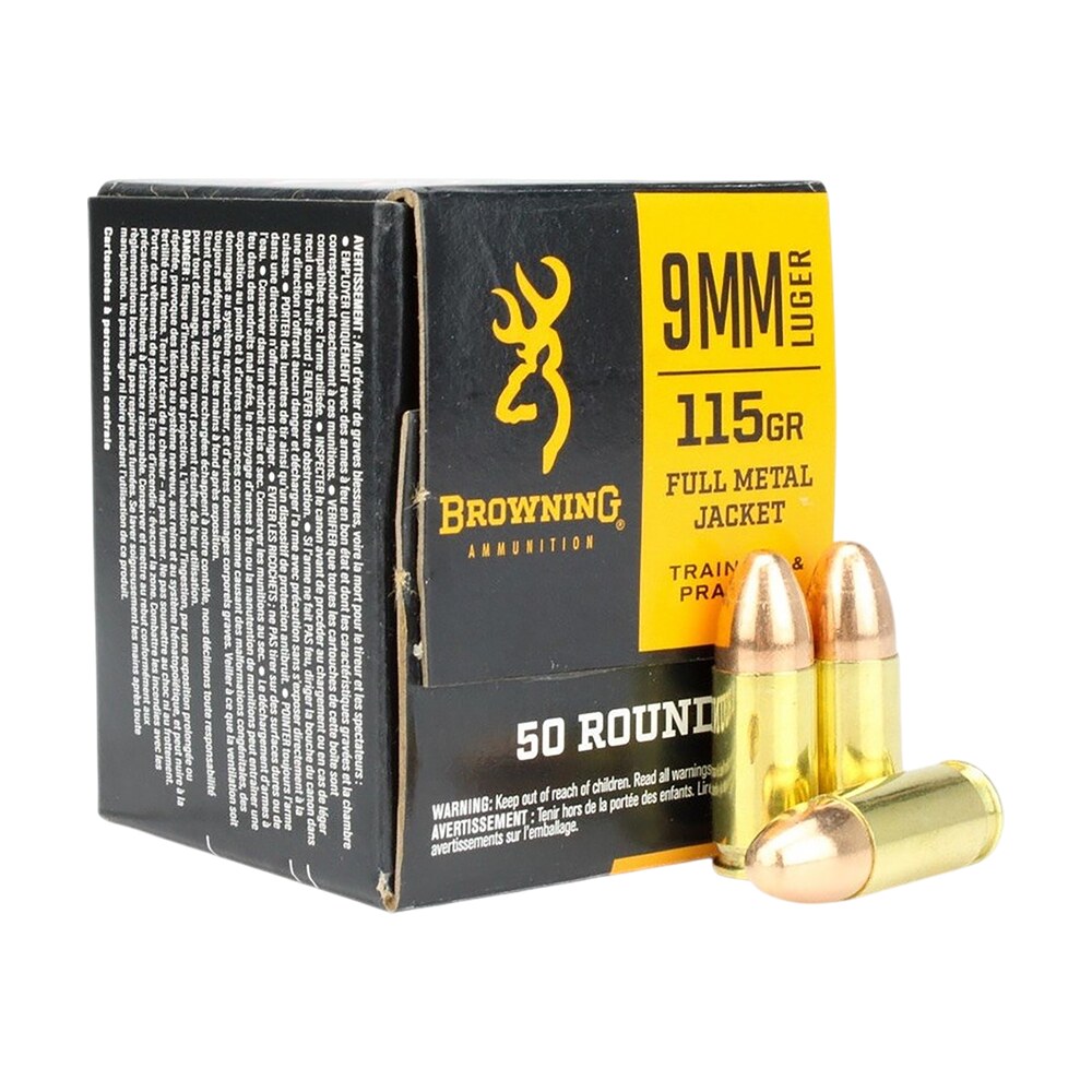 browning ammo b1918000939mm luger 115gr full metal jacket 50 per box/20 case Browning Ammo B1918000939mm Luger 115gr Full Metal Jacket 50 Per Box/20 Case Sports South item 184065