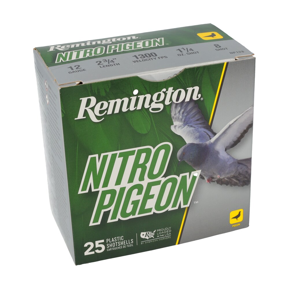 remington ammunition r28682 nitro pigeon 12gauge 2.75" 1 1/4oz 8shot 25 per box/10 case Remington Ammunition R28682 Nitro Pigeon 12Gauge 2.75" 1 1/4oz 8Shot 25 Per Box/10 Case Sports South item 184129