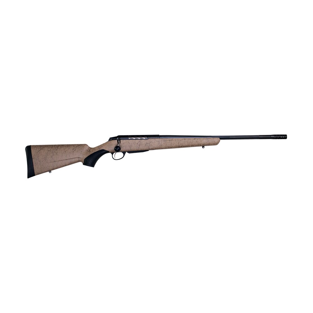 tikka jrtxrt320 t3x roughtech 30 06 springfield 3+1 24.30" black fluted threaded barrel, black steel drilled & tapped receiver, tan roughtech synthetic stock, right hand Tikka JRTXRT320 T3x Roughtech 30-06 Springfield 3+1 24.30" Black Fluted Threaded Sports South item 184211