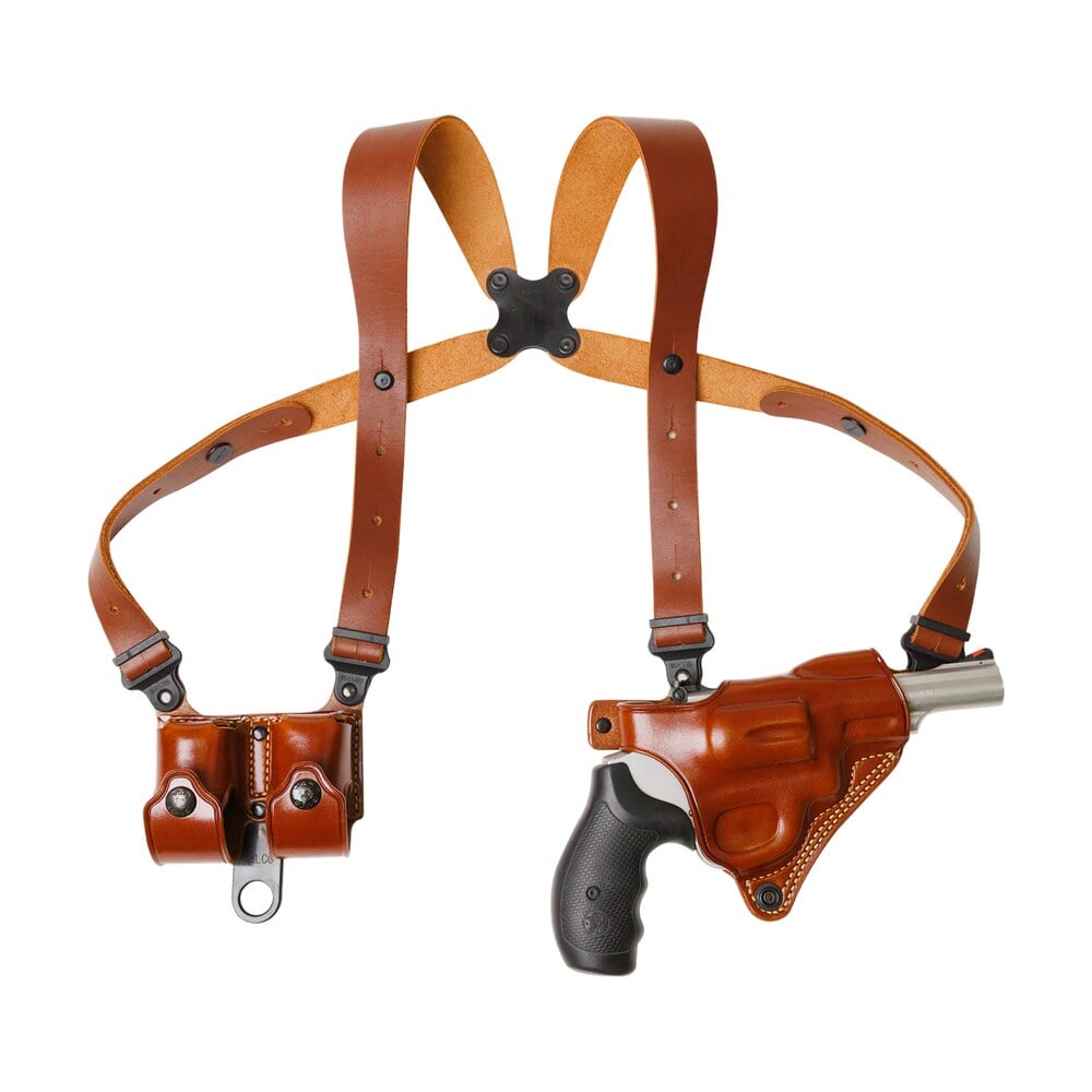 galco mcii126 miami classic ii shoulder system shoulder size fits chest up to 56"/s&w n frame m29/629 tan steerhide right hand Galco MCII126 Miami Classic II Shoulder System Shoulder Size Sports South item 184610