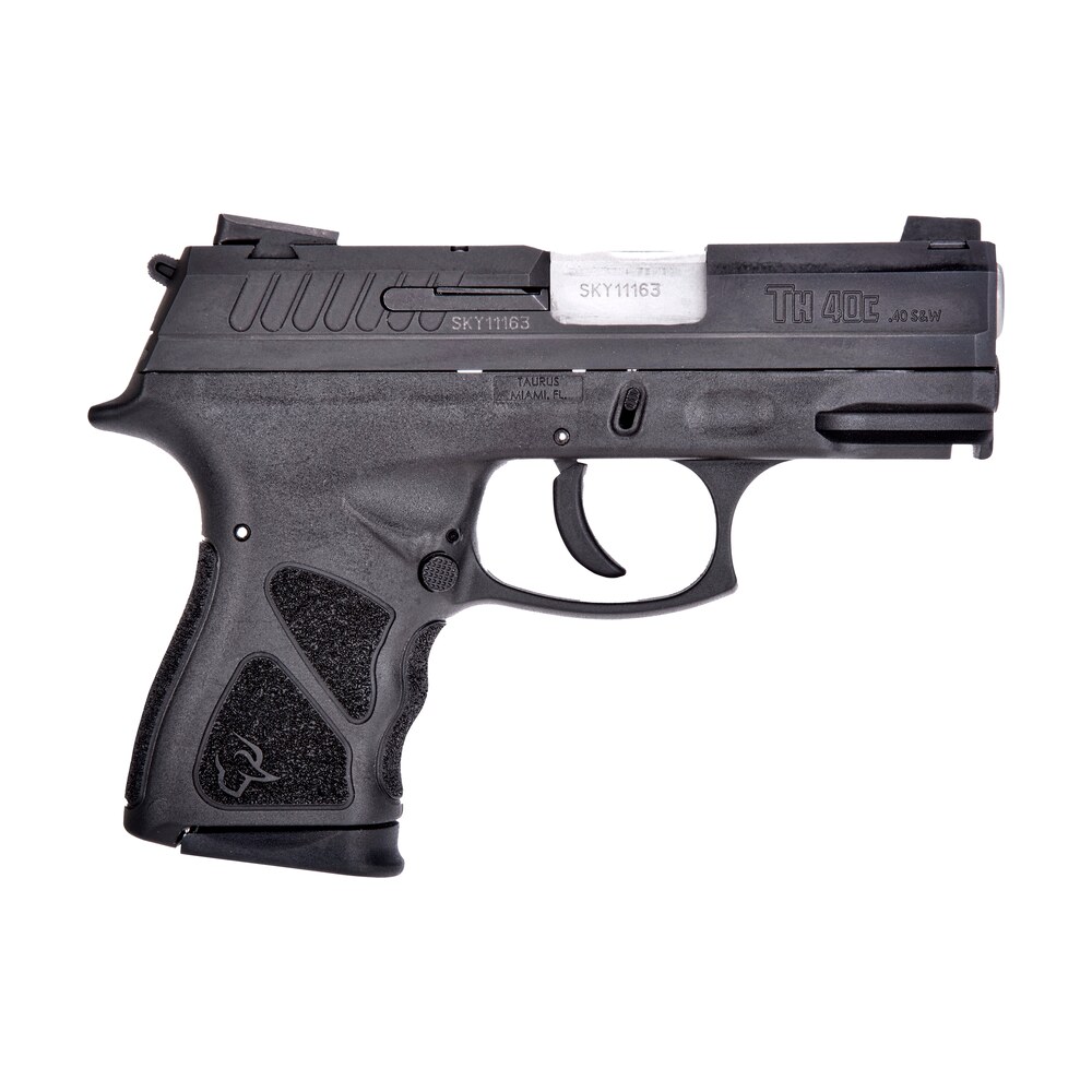 taurus 1 th40c031 10 th compact frame 40 s&w 10+1 3.54" matte black alloy steel serrated slide, black polymer frame Taurus 1-TH40C031-10 TH Compact Frame 40 S&W 10+1 3.54" Matte Black Alloy Steel Serrated Sports South item 184638