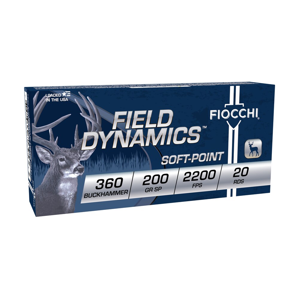 fiocchi 360bhb field dynamics 360buckhammer 200gr soft point 20 per box/10 case Fiocchi 360BHB Field Dynamics 360Buckhammer 200gr Soft Point 20 Per Box/10 Case Sports South item 184722