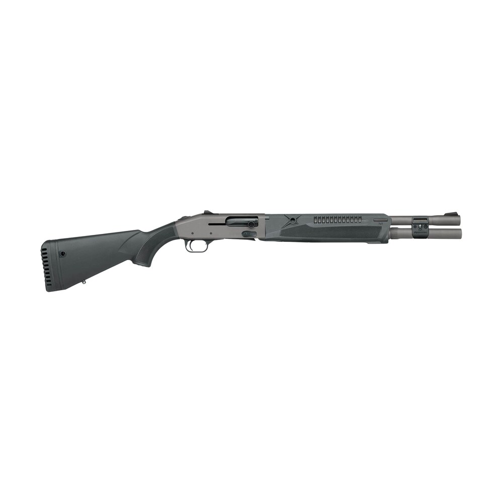 mossberg 85170 940 pro 12 gauge 7+1 18.50" tungsten gray cerakote barrel, tungsten gray cerakote aluminum drilled & tapped receiver, black fixed synthetic stock Mossberg 85170 940 Pro 12 Gauge 7+1 18.50" Tungsten Gray Cerakote Sports South item 184758