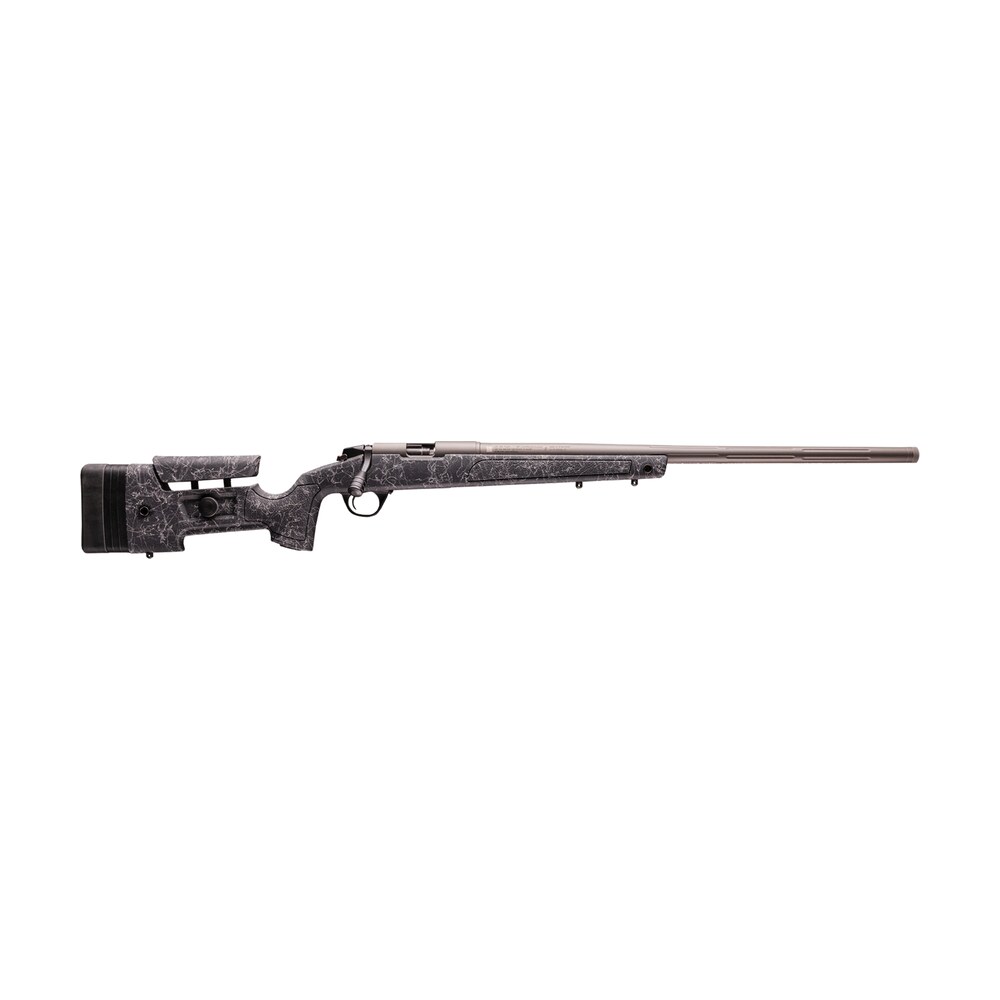 cva pr5020n endura lrh 45 cal 26" tungsten cerakote fluted threaded barrel, drilled & tapped stainless steel receiver, fixed black w/tungsten webbing synthetic stock CVA PR5020N Endura LRH 45 Cal 26" Tungsten Cerakote Fluted Threaded Sports South item 184855