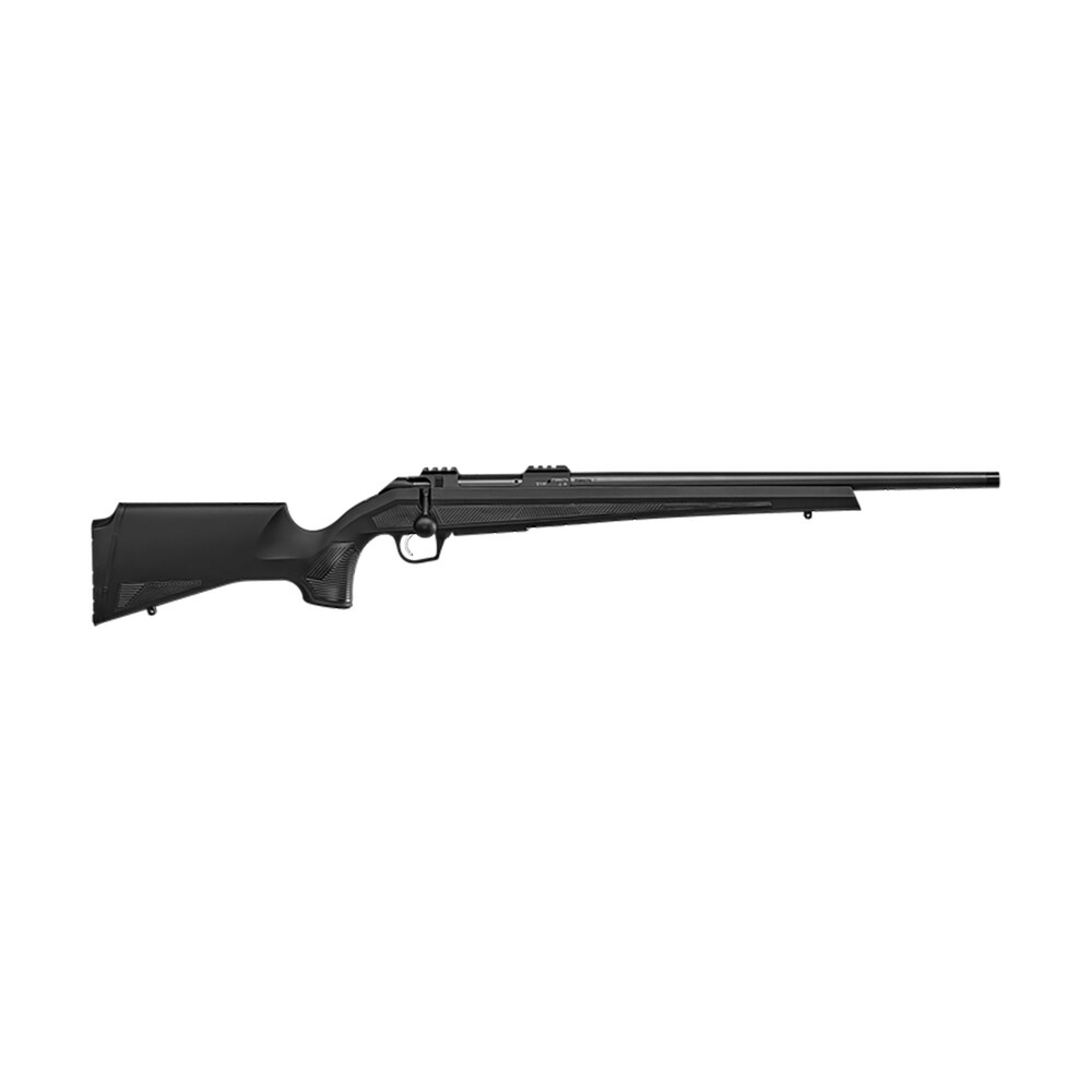 cz usa 07415 600+ alpha 6mm creedmoor 5+1 22" black nitride threaded barrel, black nitride aluminum receiver w/weaver rail, black soft touch fixed polymer stock CZ-USA 07415 600+ Alpha 6mm Creedmoor 5+1 22" Black Nitride Threaded Sports South item 184936