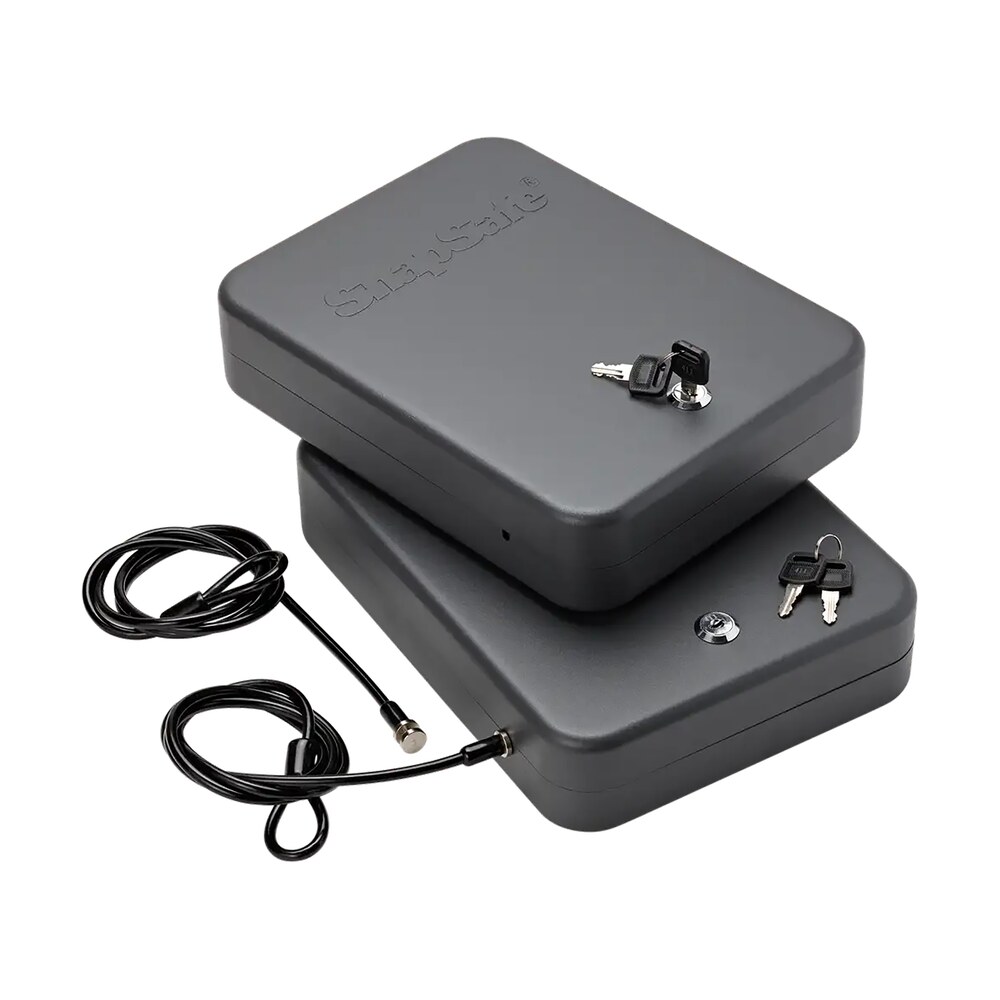 snapsafe 75221 lock box 2xl key entry black steel 11.50″ l x 8.50″ w x 2.50″ d 2pk SnapSafe 75221 Lock Box 2XL Key Entry Black Steel 11.50" L x 8.50" W x 2.50" D 2pk Sports South item 18509