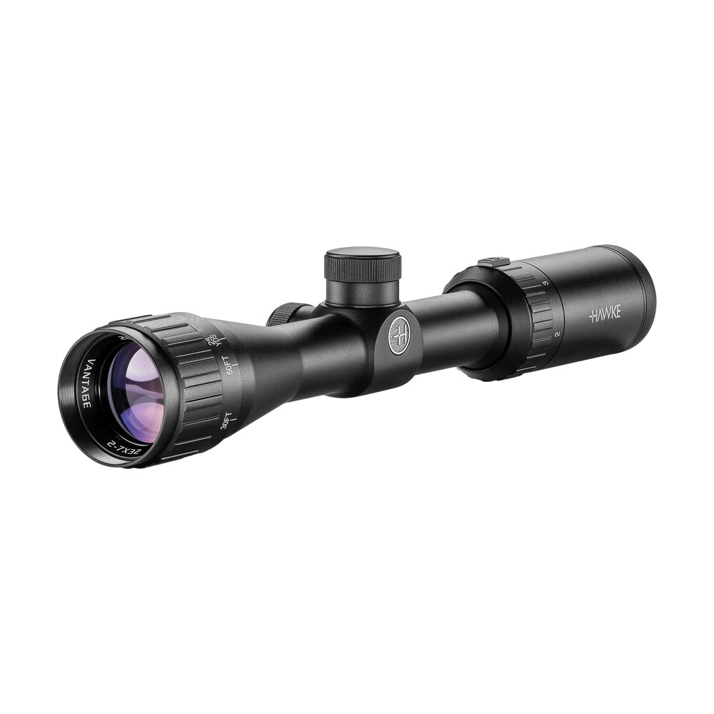hawke sport optics 14111 vantage riflescope black 2 7x32mm 1" tube mil dot reticle Hawke Sport Optics 14111 Vantage Riflescope Black 2-7x32mm 1" Tube Mil-Dot Reticle Sports South item 185125