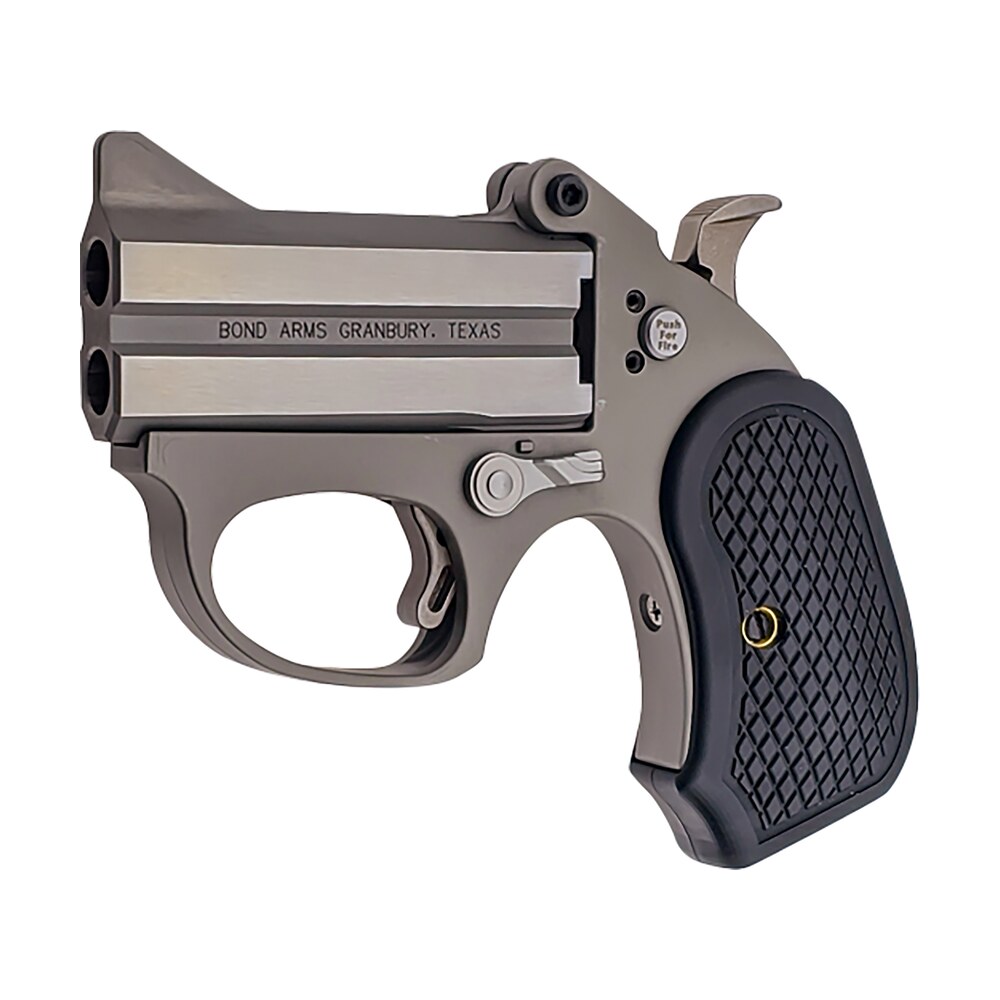 bond arms bahb honey b 22 mag 2 3" rough matte stainless steel barrel & frame, black extended b6 resin grip Bond Arms BAHB Honey B 22 Mag 2 3" Rough Matte Stainless Steel Barrel & Sports South item 185156