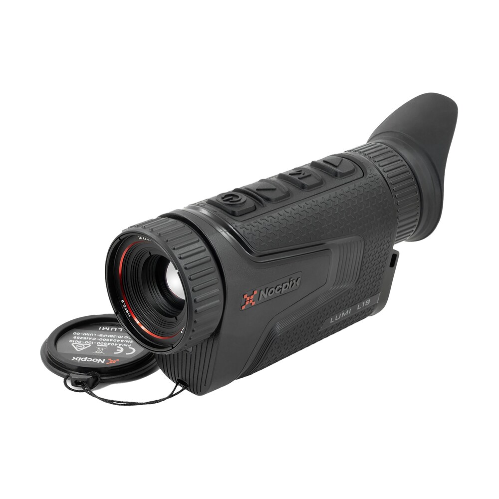 nocpix lumi l19 lumi l19 thermal monocular black 2x13mm, 384x288 12 microns 50 hz resolution, zoom digital 4x Nocpix LUMI-L19 Lumi L19 Thermal Monocular Black 2x13mm, 384x288 12 Microns 50 Hz Resolution, Sports South item 185327