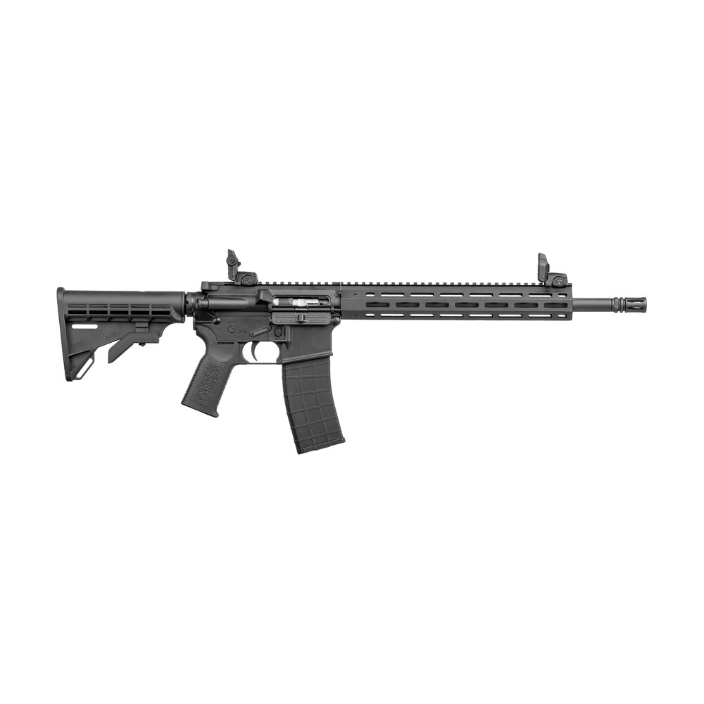 tippmann arms a101032 m4 elite msr 22 lr 25+1 16" black parkerized threaded barrel, matte black aluminum receiver w/picatinny rail, m lok handguard, black adj car15 polymer stock, black gen2 grip, rig Tippmann Arms A101032 M4 Elite MSR 22 LR 25+1 16" Black Parkerized Threaded Sports South item 185340