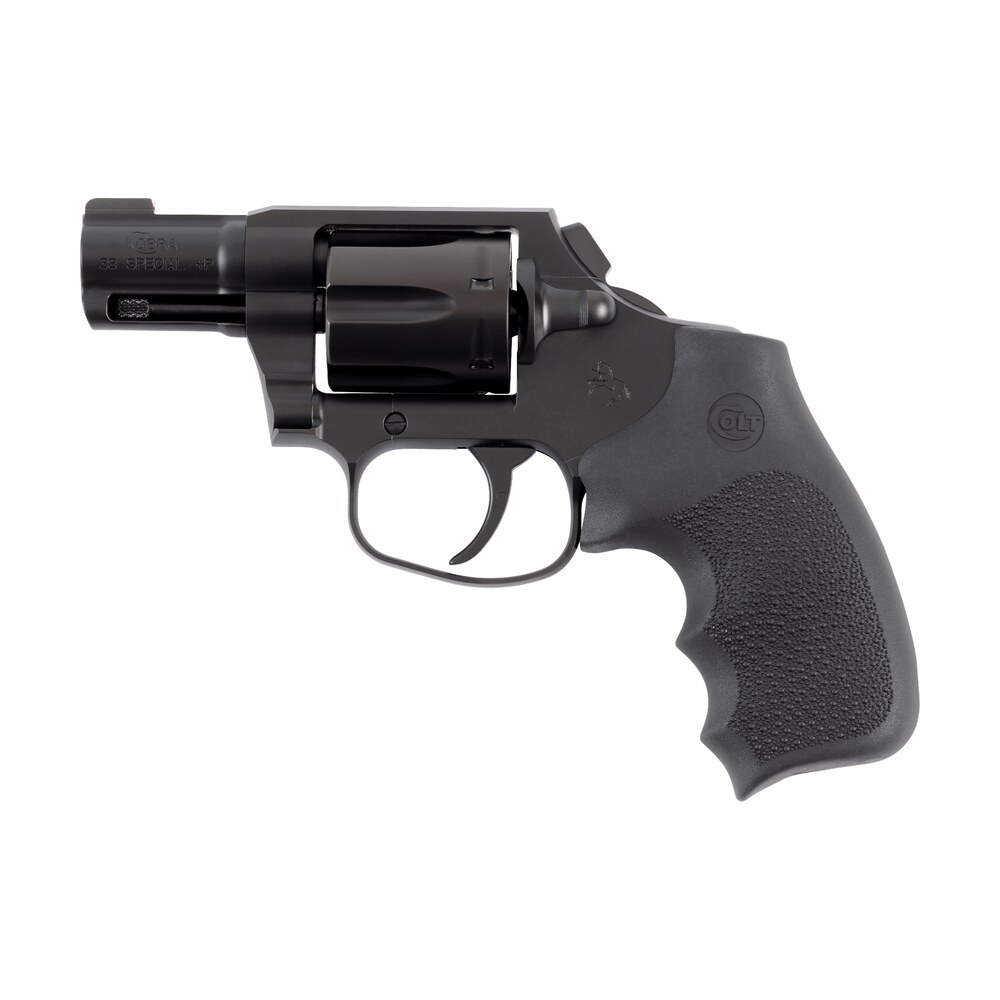 colt mfg cobramb2rns night cobra 38 special +p 6rd shot 2" black pvd stainless steel barrel, cylinder & frame, black hogue overmolded grip, exposed hammer Colt Mfg COBRAMB2RNS Night Cobra 38 Special +P 6rd Shot 2" Black PVD Stainless Steel Sports South item 185572