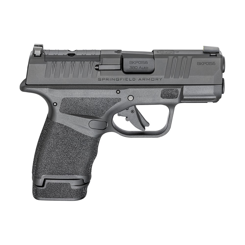 springfield armory hc931380bosp hellcat osp micro compact 380 acp 13+1 3" black melonite steel barrel & optic ready/serrated slide, black polymer frame w/accessory rail, adaptive texture grip Springfield Armory HC931380BOSP Hellcat OSP Micro Compact 380 ACP 13+1 3" Black Melonite Steel Sports South item 185647