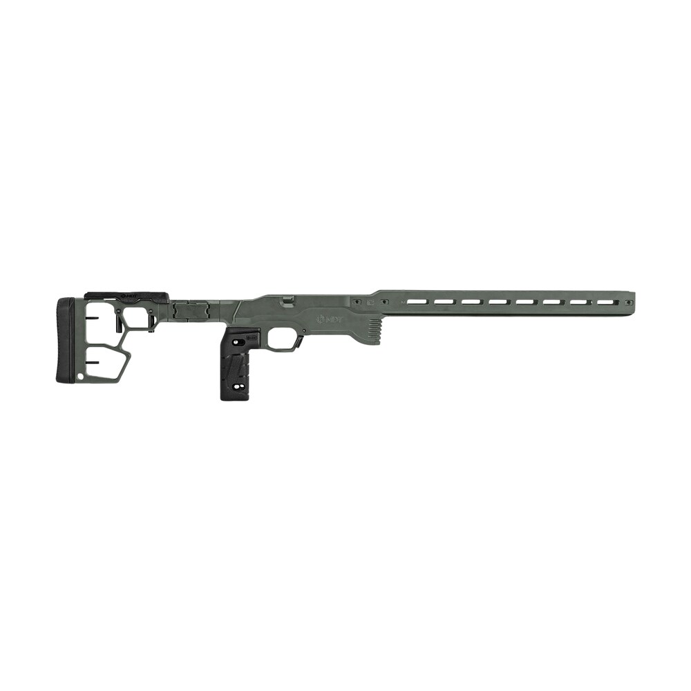 mdt sporting goods inc 116079ccg acc premier gen2 chassis cerakote charcoal green aluminum fits ruger american rimfire 34.40" oal Mdt Sporting Goods Inc 116079CCG ACC Premier Gen2 Chassis Cerakote Charcoal Green Aluminum Sports South item 185756