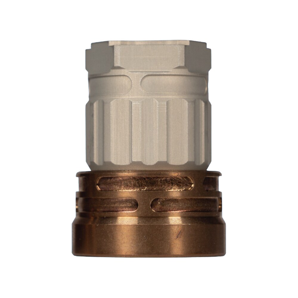 q llc acce9mounttrilugclear erect9r three way mount 9mm aluminum/stainless steel clear hardcoat anodized tan Q LLC ACCE9MOUNTTRILUGCLEAR Erect9r Three-Way Mount 9mm Aluminum/Stainless Steel Clear Hardcoat Sports South item 185857