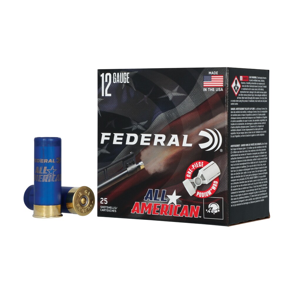 federal faa12hc8 all american 12gauge 2.75" 1 1/8oz 8shot 25 per box/10 case Federal FAA12HC8 All-American 12Gauge 2.75" 1 1/8oz 8Shot 25 Per Box/10 Case Sports South item 186066