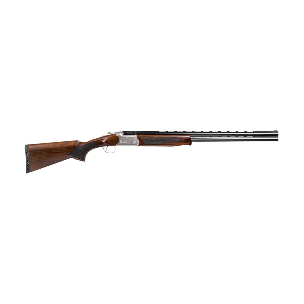girsan balikli blue label 28 bore break open 2.50" 2rd 26" blue polished over/under vent rib barrel, engraved silver aluminum receiver, fixed turkish walnut stock, 5 mobil chokes Girsan Balikli Blue Label 28 Bore Break Open 2.50" 2rd 26" Blue Polished Over/Under Vent Rib Sports South item 186156