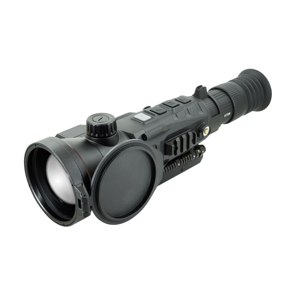 iray usa rico2h75r rico 2 h75r lrf thermal weapon sight black 4x75mm multi 1 diy/1 dynamic/6 static reticle, 640x512, 12 microns, 60 hz resolution, zoom digital 8x iRay USA RICO2H75R RIco 2 H75R LRF Thermal Weapon Sight Black 4x75mm Multi- 1 DIY/1 Dynamic/6 Sports South item 186161