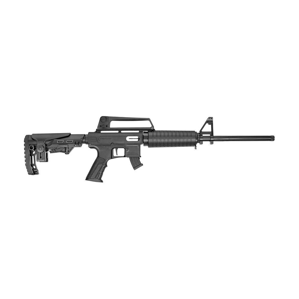 derya firearms tm22.feat.18 tm22 feather 22 lr 10+1 18" black threaded barrel, black anodized aluminum receiver w/picatinny rail, black adjustable polymer stock, black polymer grip Derya Firearms TM22.FEAT.18 TM22 Feather 22 LR 10+1 18" Black Threaded Sports South item 186939