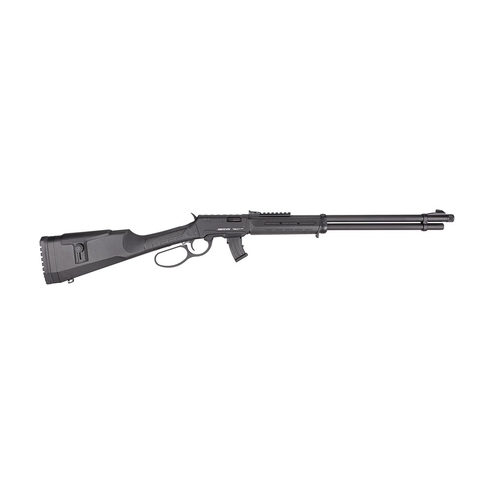 derya firearms tm22.lever.20 tm22 lever 22 lr 10+1 20" black threaded barrel, black anodized picatinny rail receiver, black ag w/extensions polymer buttstock Derya Firearms TM22.LEVER.20 TM22 Lever 22 LR 10+1 20" Black Threaded Sports South item 186941
