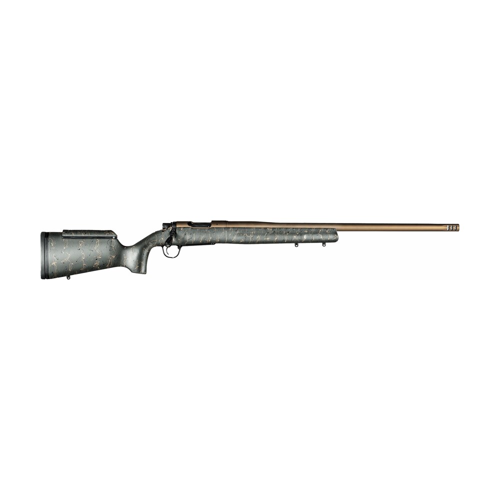 christensen arms 8010200601 mesa long range 6.5 creedmoor 4+1 16.25" burnt bronze cerakote threaded barrel & steel drilled & tapped receiver, green w/black/tan webbing adj cheek riser polymer stock Christensen Arms 8010200601 Mesa Long Range 6.5 Creedmoor 4+1 16.25" Burnt Bronze Cerakote Sports South item 187171